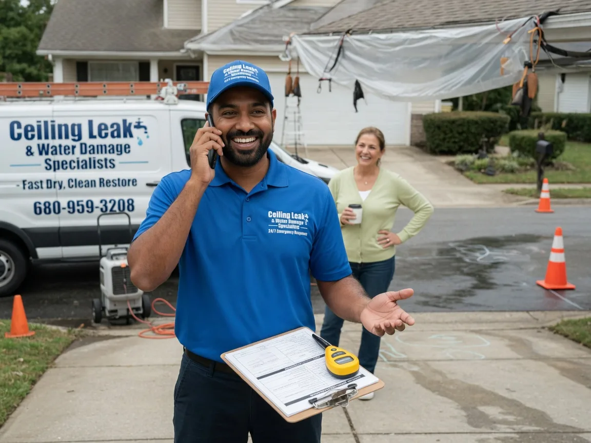 Ceiling Leak Cleanup Johnson, NE FAQs